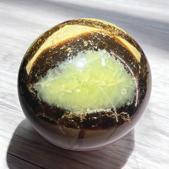 No Brand Other - Septarian Crystal‎ Sphere with UV Reaction (#2)